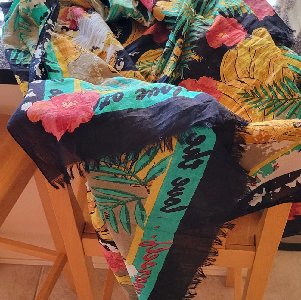 Desigual Scarf Brilliant Colors 100% Cotton